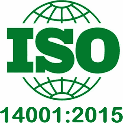 ISO 14001:2015 certified